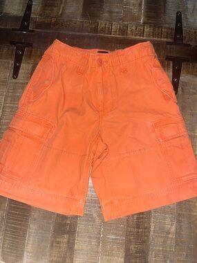 GAP Kid's Bright Orange Cargo Shorts